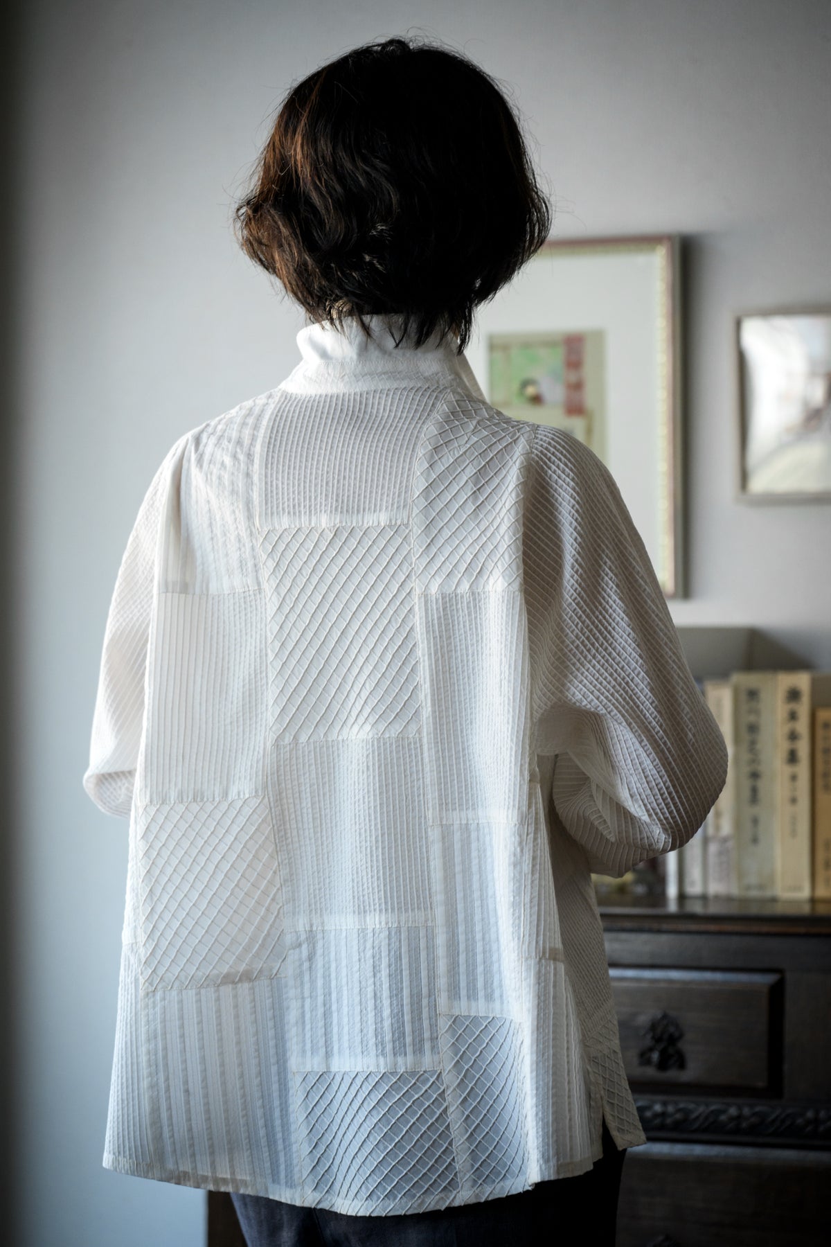 ピンタックブラウスジャケットIV | ムー・ジュ ムナカタ