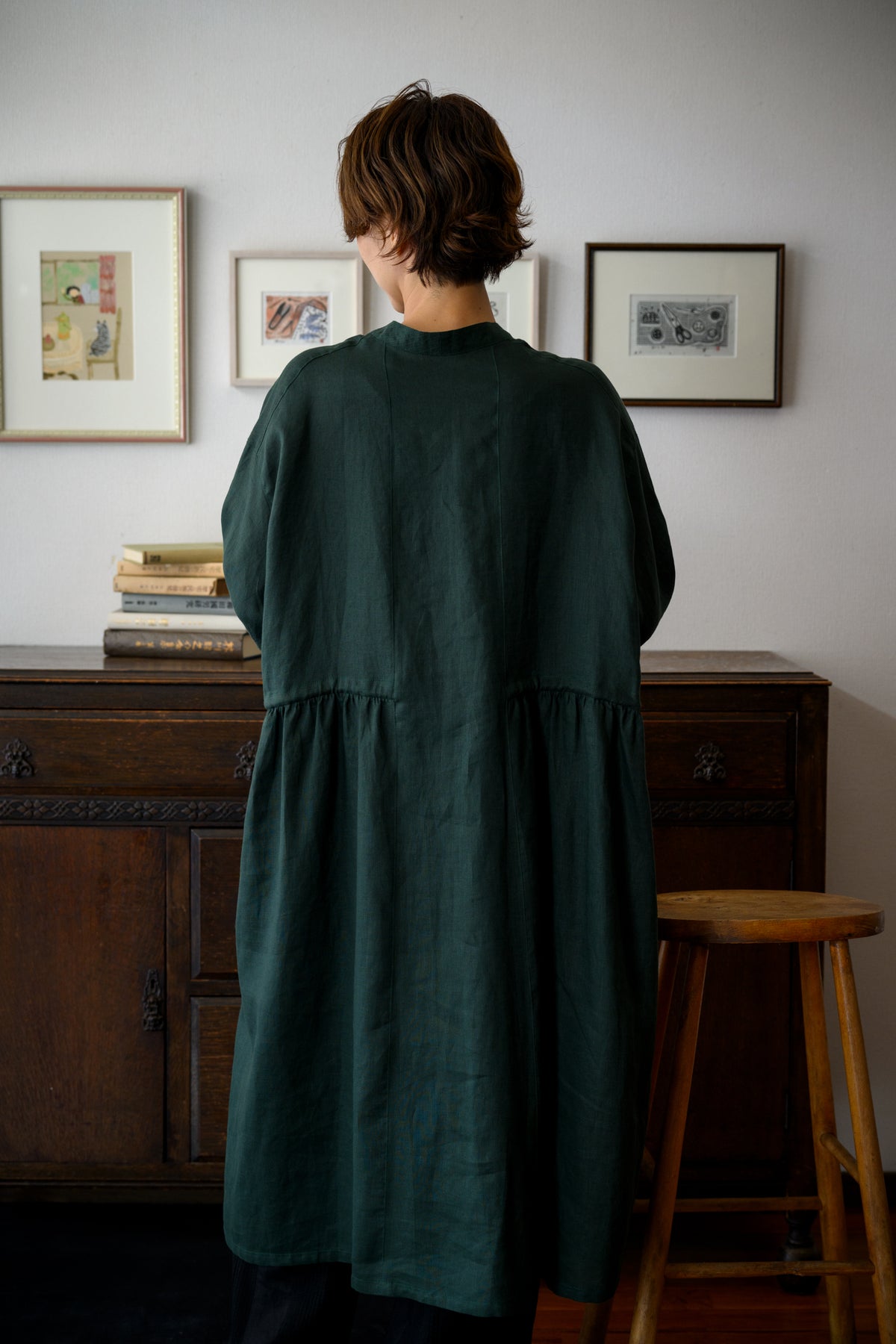 Belgian linen<br> 2-way dress