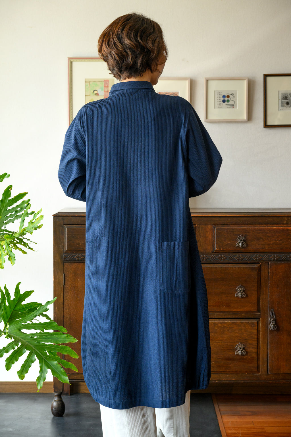 Pintuck Coat Dress NV