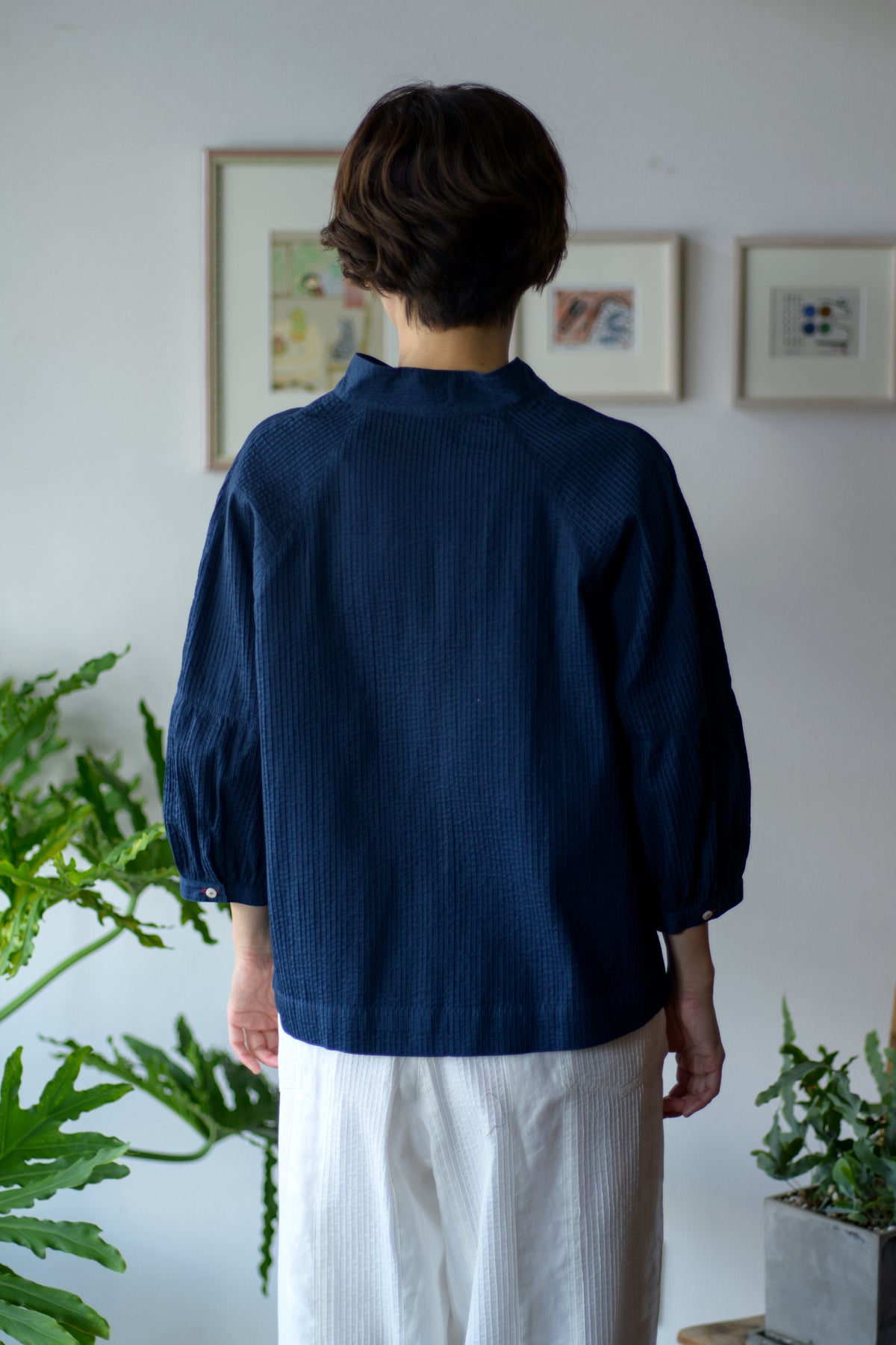 Pintuck Puff Blouse NV