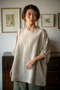 Natural linen blouse