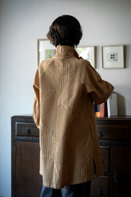 "Kiraku" Lemon Blouse Jacket TAN