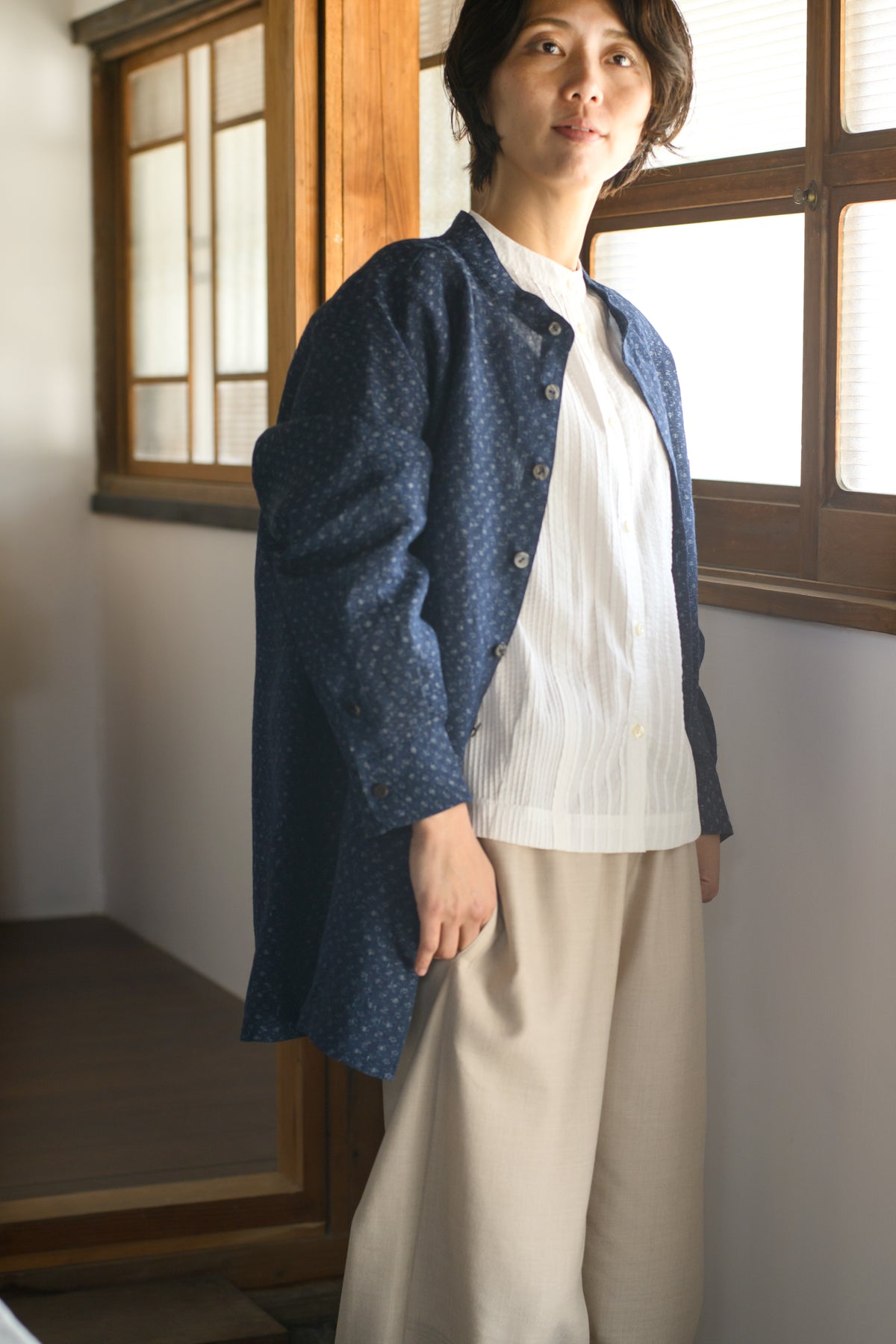 Noto Jofu Men's Shirt Jacket