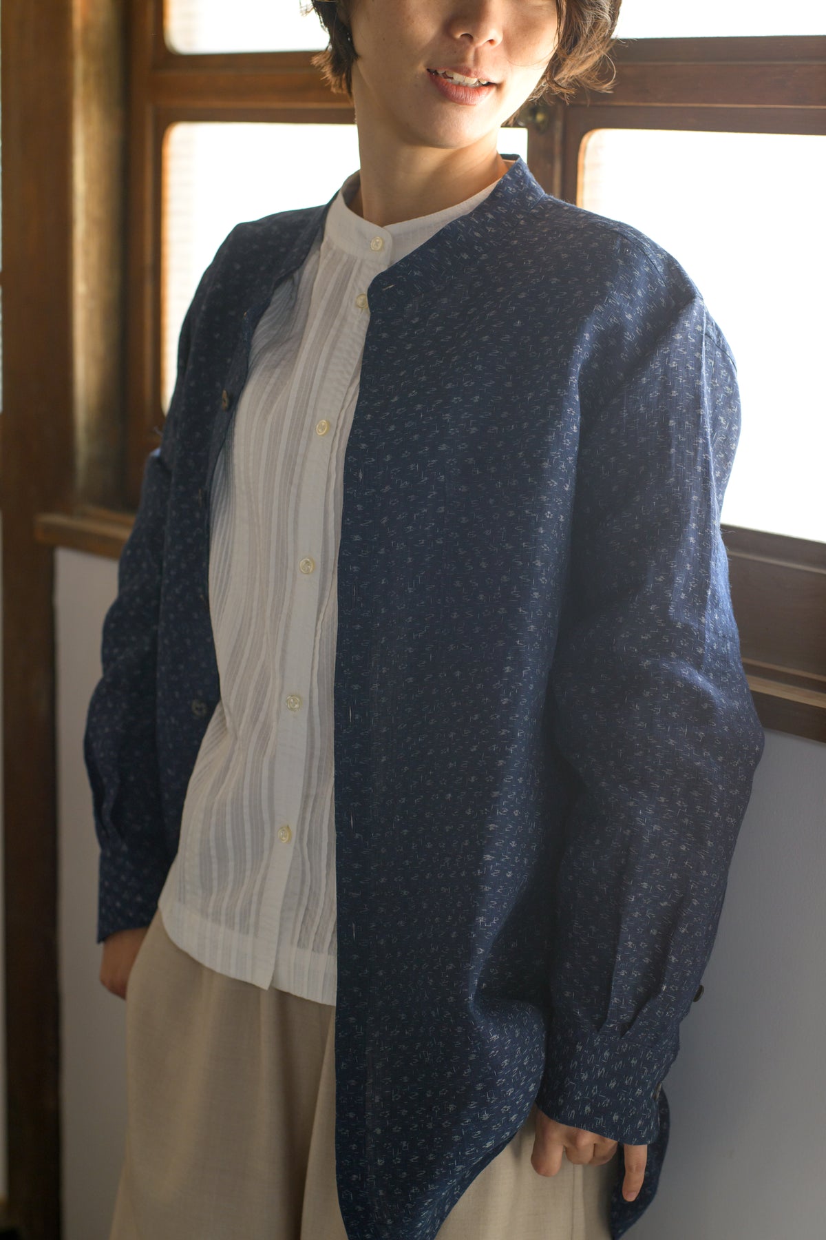 Noto Jofu Men's Shirt Jacket