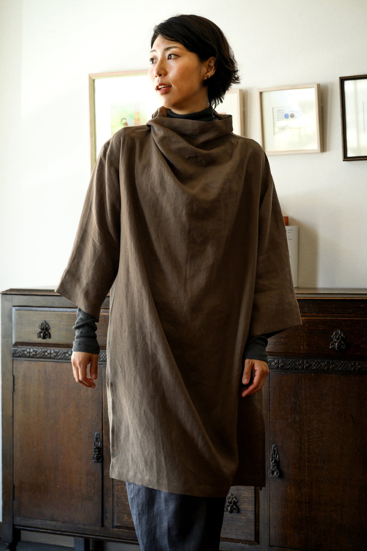 Airy Linen Pullover<br> MC