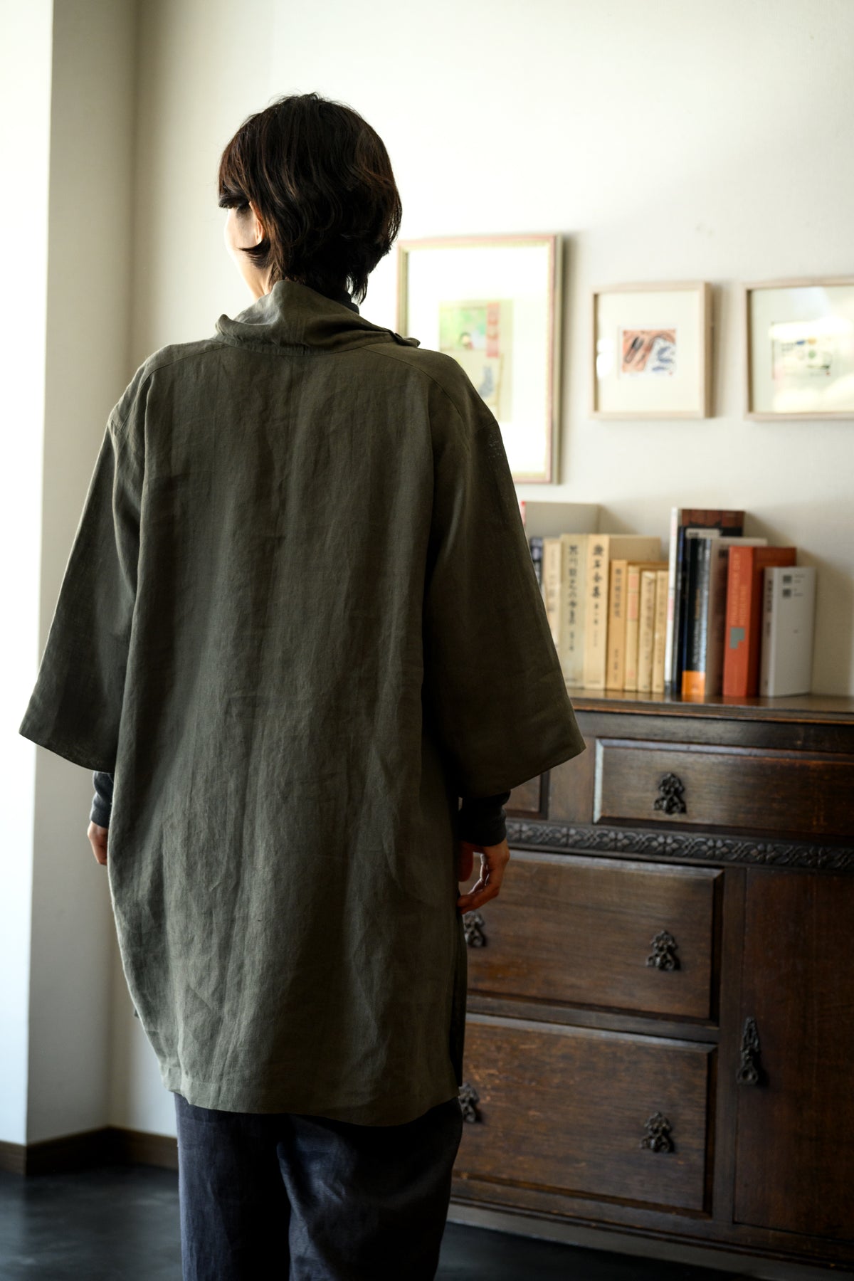 Airy Linen Pullover<br> KH