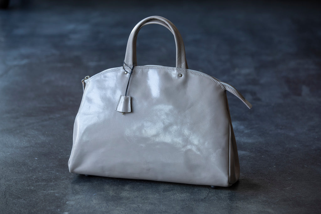 Beautifully transparent and glossy leather