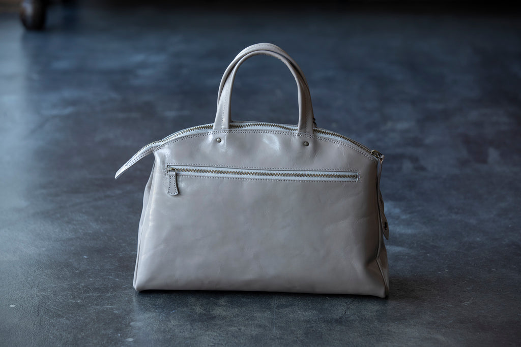 Beautifully transparent and glossy leather