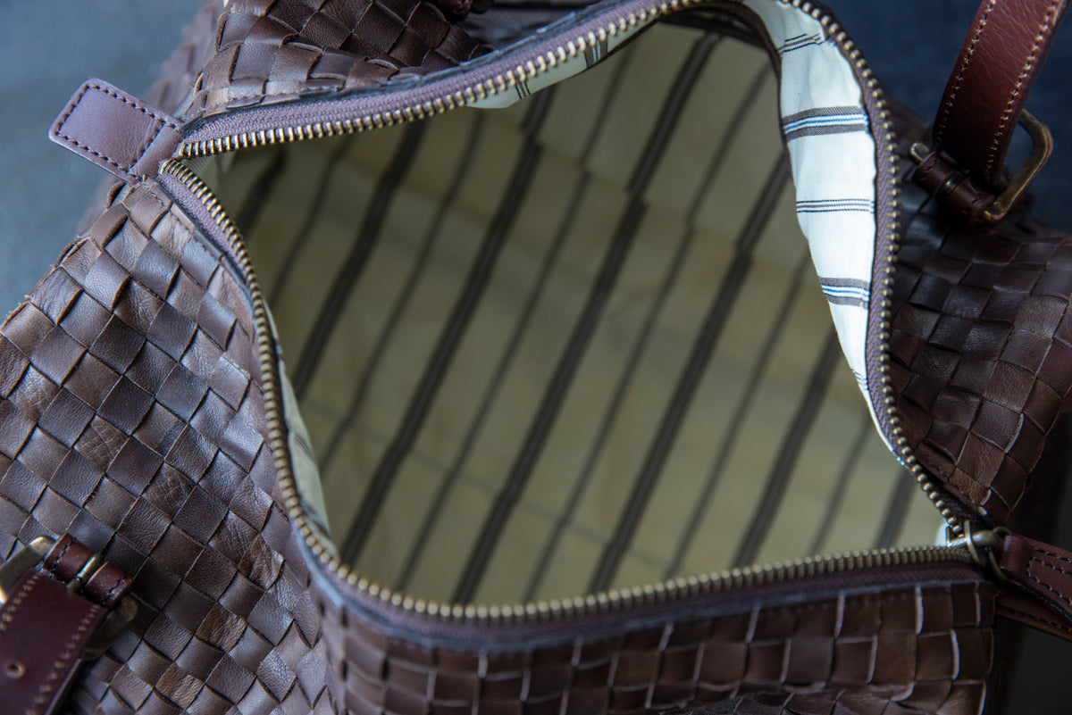 A Boston bag with a timeless classic design