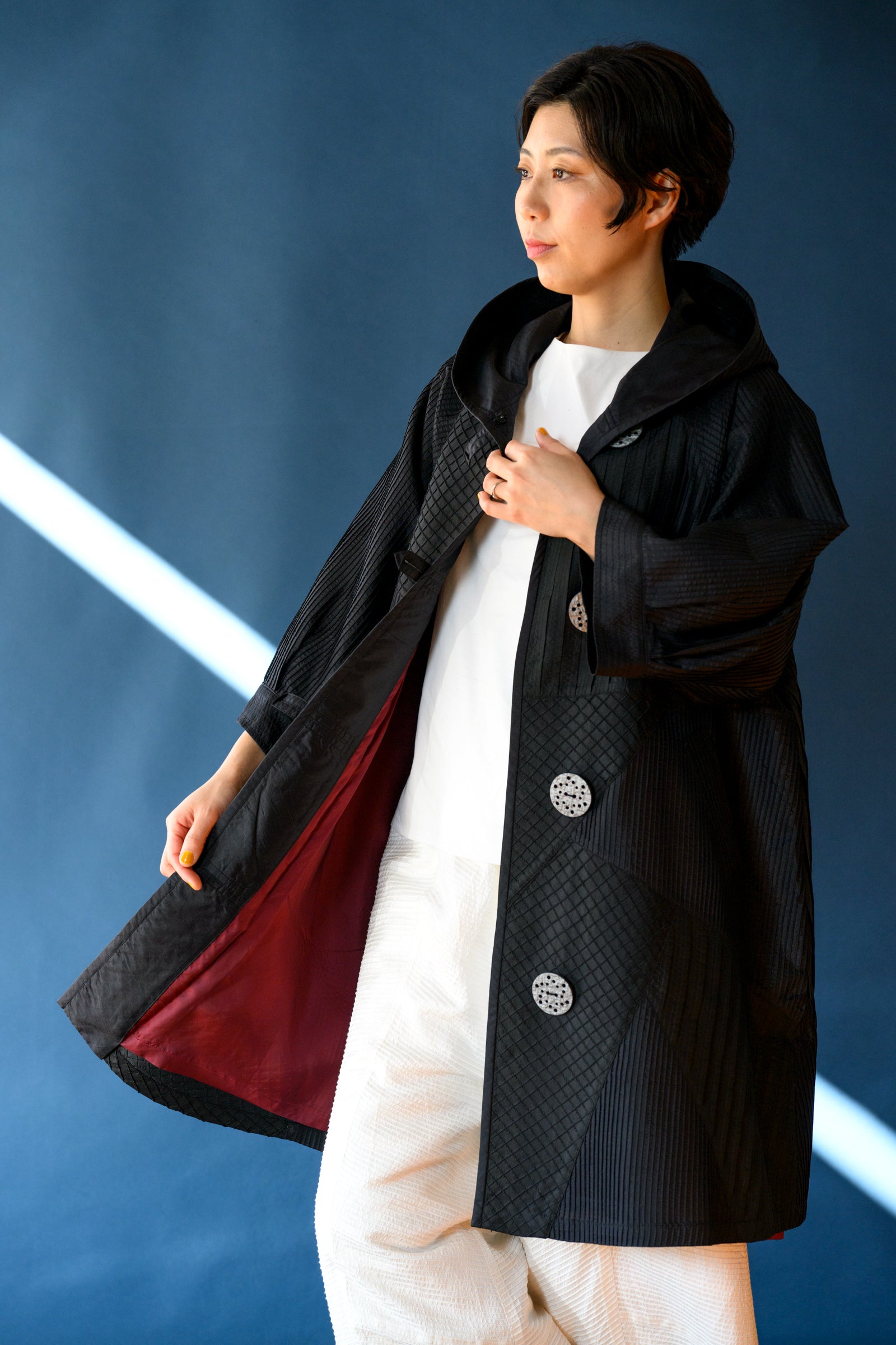 Silk Pintuck Series Moo Ju Special Pintuck Coat